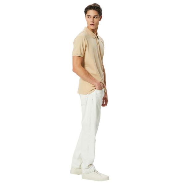 Tricou polo pentru bărbați Koton BCS Beige photo 2 Tricou polo pentru bărbați Koton BCS Beige photo 2