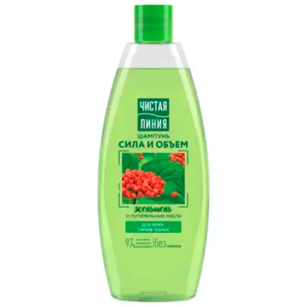 Șampon Чистая Линия Forță și volum 600 ml photo 1