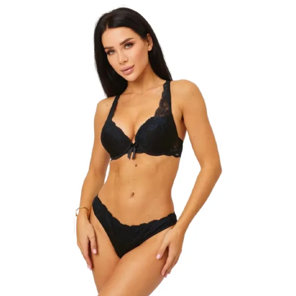 Комплект нижнего белья для женщин Balaloum AP9362 80C/ Black/ Кружева photo 3 Комплект нижнего белья для женщин Balaloum AP9362 80C/ Black/ Кружева photo 3