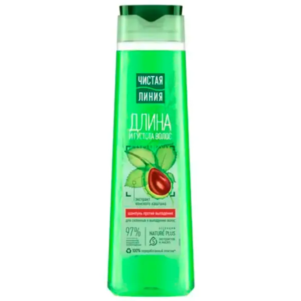 Șampon Чистая Линия Împotriva căderii părului 400 ml photo 1