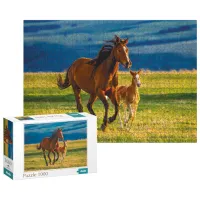 Puzzle 2D DoDo Învățarea mânzului 8+/ Numărul de piese: 1000