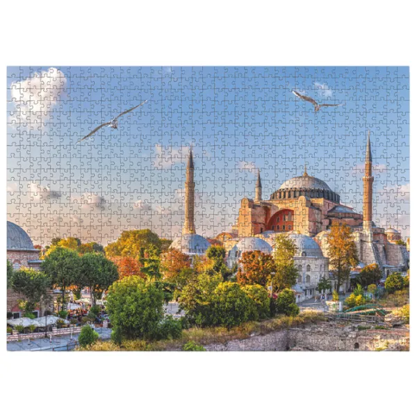 Puzzle 2D DoDo Catedrala Hagia Sophia, Turcia 8+/ Numărul de piese: 1000 photo 2 Puzzle 2D DoDo Catedrala Hagia Sophia, Turcia 8+/ Numărul de piese: 1000 photo 2