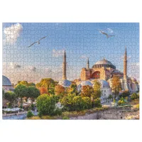 Puzzle 2D DoDo Catedrala Hagia Sophia, Turcia 8+/ Numărul de piese: 1000 photo 2