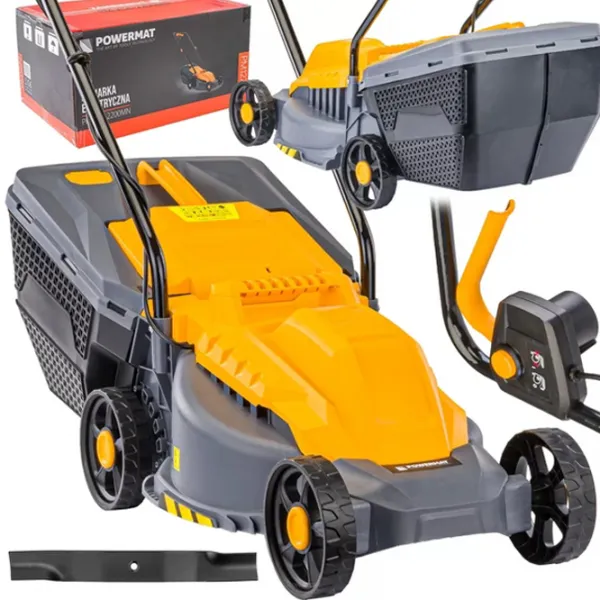 Газонокосилка Электрическая Powermat PM-KSE-2200MN Ручной photo 1
