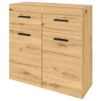 Comodă Sokme Focus 2Д2Ш 89.7 x 89.9 x 33.8/ PAL/ Stejar artisan