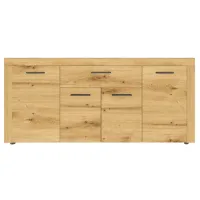 Comodă Sokme Focus 4Д1Ш 83 x 160 x 40.3/ PAL/ Stejar artisan