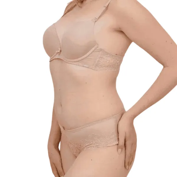 Set lengerie pentru femei Balaloum AP9398-B 85B/ Beige/ Push-up photo 2 Set lengerie pentru femei Balaloum AP9398-B 85B/ Beige/ Push-up photo 2