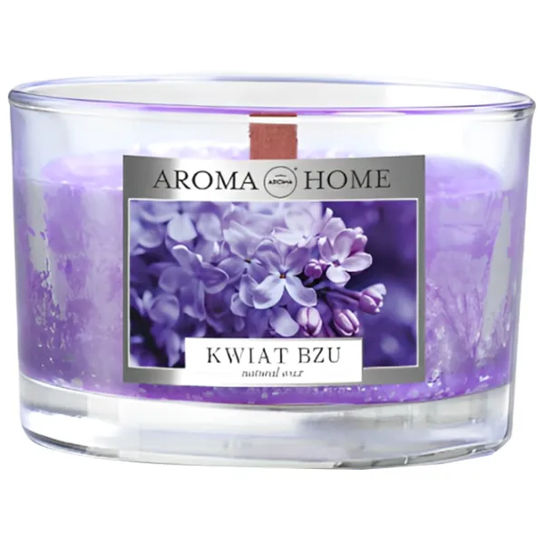 Lumânare Aroma Home 119655 Lilac/ Ceară photo 1