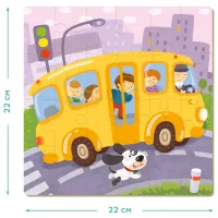 Puzzle 2D DoDo Transport 3+/ Numărul de piese: 72 photo 3