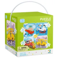Puzzle 2D DoDo Transport 3+/ Numărul de piese: 72 photo 4
