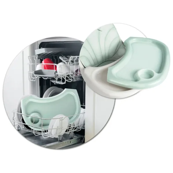 Scaun de masă Ricokids Milo (5617345) / 6 luni / Mint  photo 3