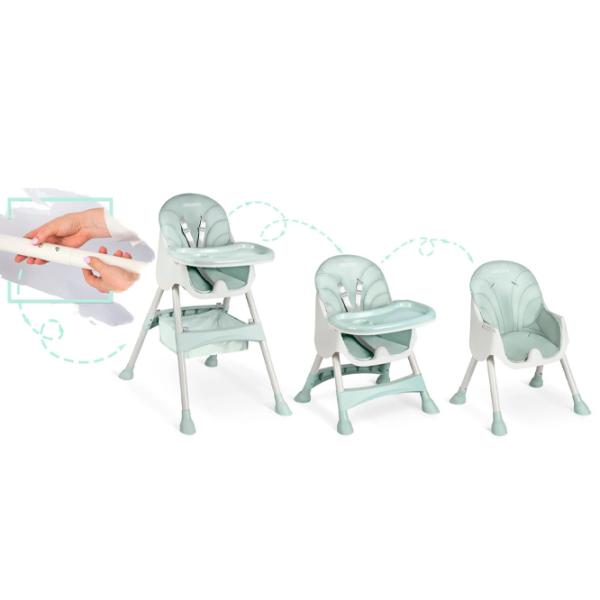 Scaun de masă Ricokids Milo (5617345) / 6 luni / Mint  photo 9