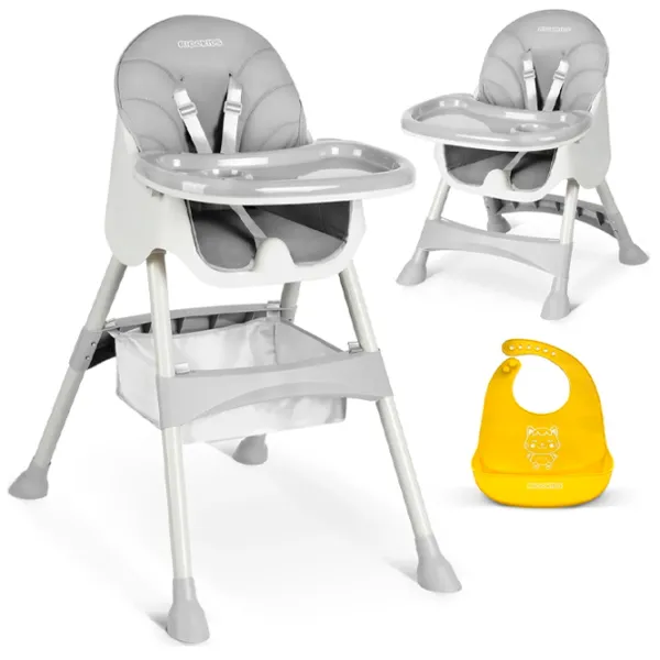 Scaun de masă Ricokids Milo (5488771) / 6 luni / Gray  photo 2