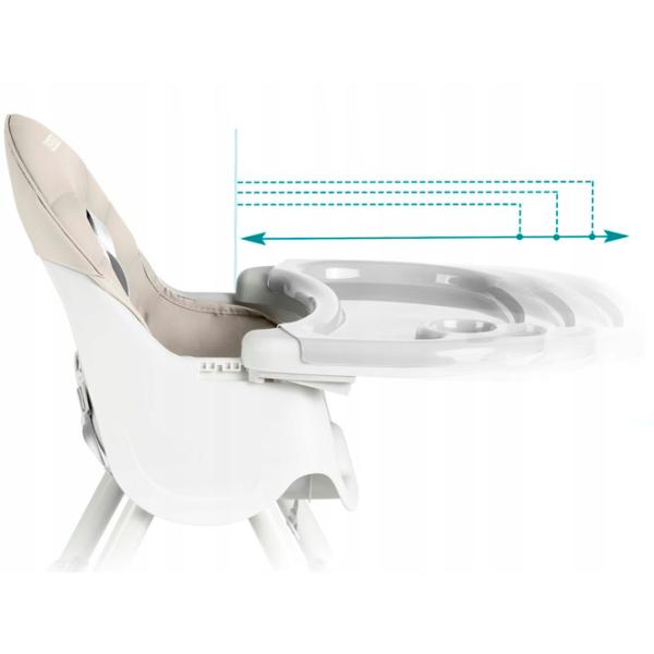 Scaun de masă Ricokids Milo (5488771) / 6 luni / Gray  photo 8