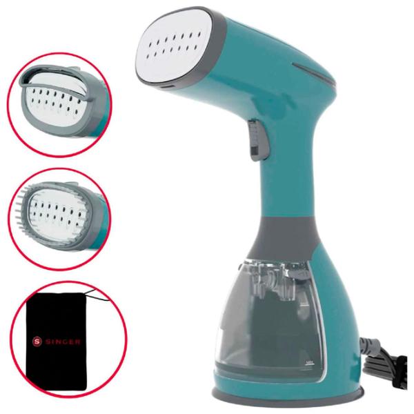 Vaporizator de călcat vertical Singer 280 ml 1500 W/ Turquoise photo 1