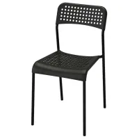 Set masă și scaune Ikea Sandsberg/Adde () Dreptunghiulară / PAL / Black photo 3