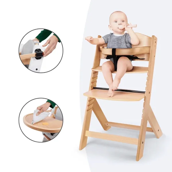 Scaun de masă KinderKraft Enock (5335564) 6 luni/ White photo 6