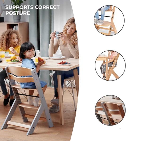 Scaun de masă KinderKraft Enock (5335564) 6 luni/ White photo 8