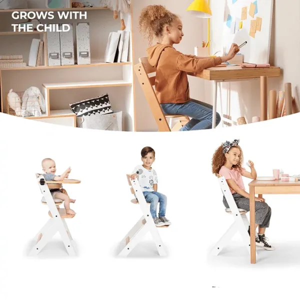Scaun de masă KinderKraft Enock (5335564) 6 luni/ White photo 9