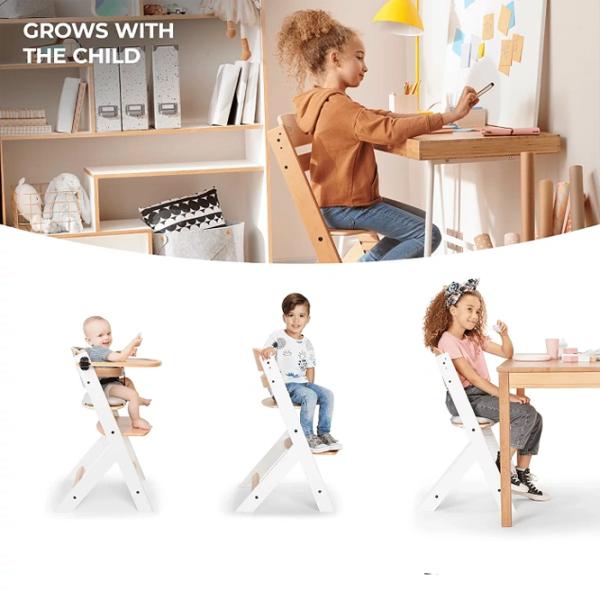 Scaun de masă KinderKraft Enock (5335564) 6 luni/ White photo 9
