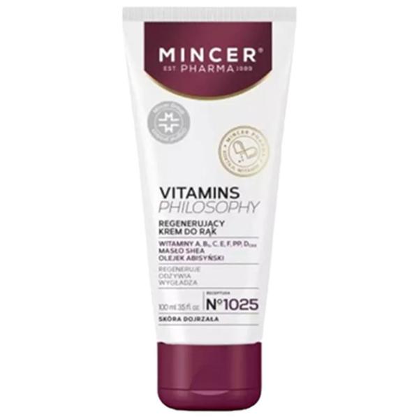 Creme de mâini Mincer Pharma Vitamin 100 ml/ Toate tipurile photo 1 Creme de mâini Mincer Pharma Vitamin 100 ml/ Toate tipurile photo 1