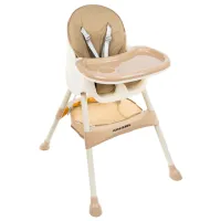 Стульчик для кормления Kruzzel 12060 (5444730) 6 месяцев/ Beige