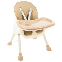 Стульчик для кормления Kruzzel 12060 (5444730) 6 месяцев/ Beige photo 10