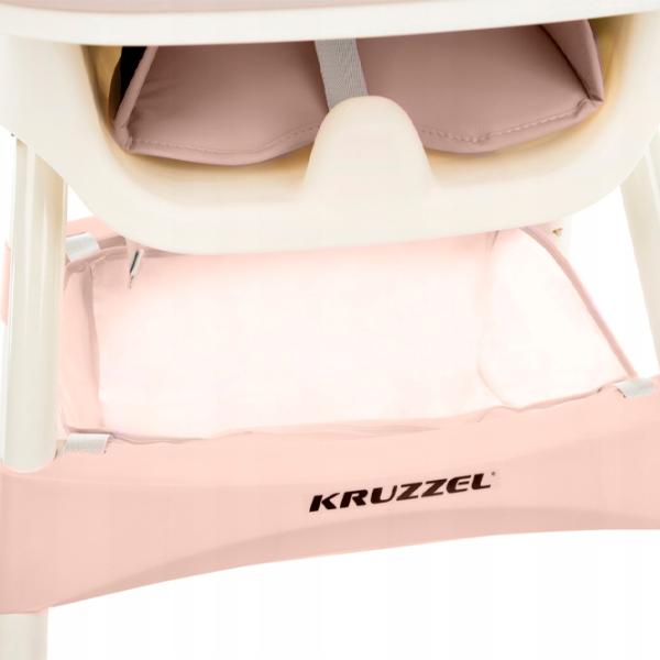 Стульчик для кормления Kruzzel 12058 (5482765) 6 месяцев/ Powder pink photo 4 Стульчик для кормления Kruzzel 12058 (5482765) 6 месяцев/ Powder pink photo 4