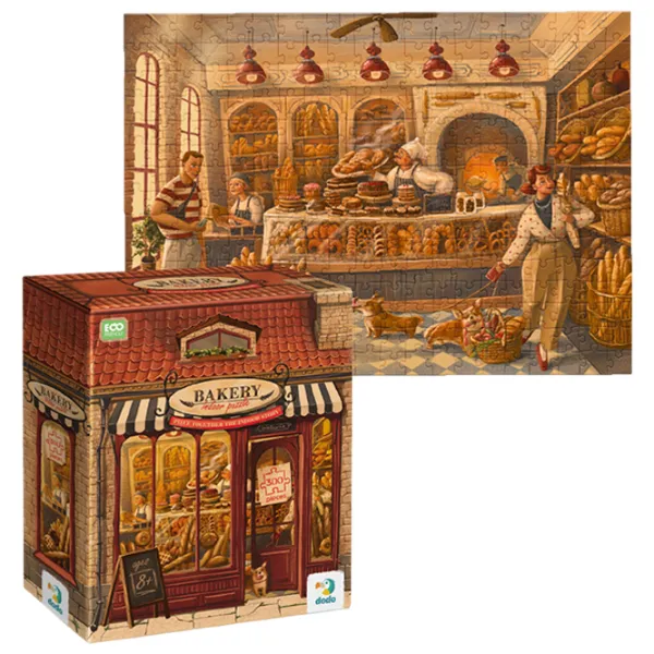 Puzzle 2D DoDo Brutărie 8+/ Numărul de piese: 300 photo 1 Puzzle 2D DoDo Brutărie 8+/ Numărul de piese: 300 photo 1