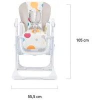 Scaun de masă KinderKraft Yummy (5245752) / 6 luni / Multicolor photo 10