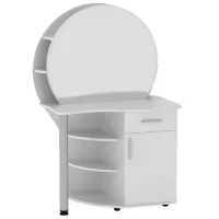 Masă de toaletă KompaniT Трюмо- 3 PAL/ White