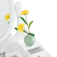 Туалетный столик KompaniT PHO0052 ЛДСП/ White photo 5