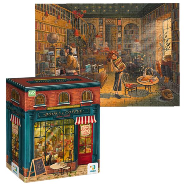Пазл 2D DoDo Книжный магазин 8+/ Количество деталей: 300 photo 1 Пазл 2D DoDo Книжный магазин 8+/ Количество деталей: 300 photo 1