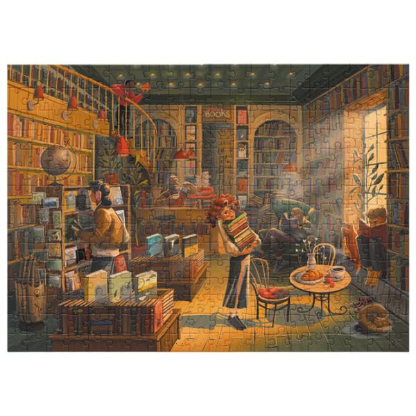 Пазл 2D DoDo Книжный магазин 8+/ Количество деталей: 300 photo 2 Пазл 2D DoDo Книжный магазин 8+/ Количество деталей: 300 photo 2
