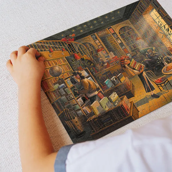 Пазл 2D DoDo Книжный магазин 8+/ Количество деталей: 300 photo 4 Пазл 2D DoDo Книжный магазин 8+/ Количество деталей: 300 photo 4