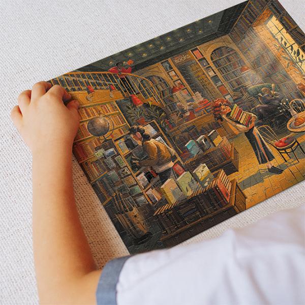 Пазл 2D DoDo Книжный магазин 8+/ Количество деталей: 300 photo 4 Пазл 2D DoDo Книжный магазин 8+/ Количество деталей: 300 photo 4