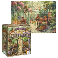 Puzzle 2D DoDo Magazinul de flori 8+/ Numărul de piese: 300