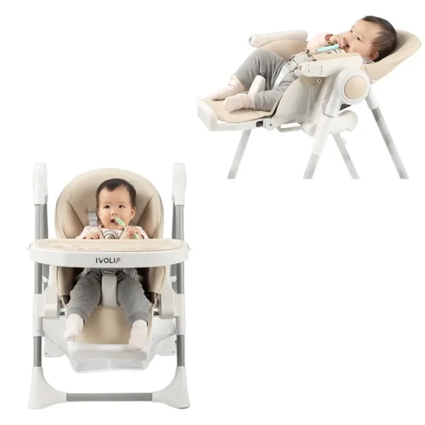 Scaun de masă Ivolia Q6 Pro (00699282) / 6 luni / Beige  photo 6