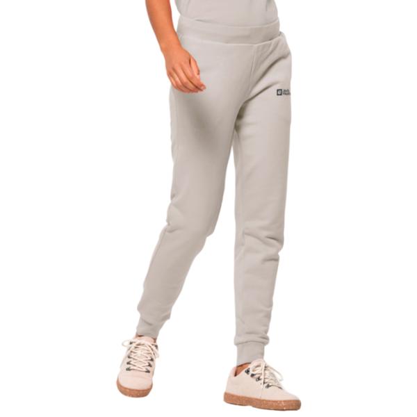 Pantaloni sportivi pentru femei Jack Wolfskin Essential Sweat Pants W L/ Winter Pearl photo 2