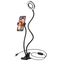 Lampă circulară Platinet PMRL3 90 mm Black