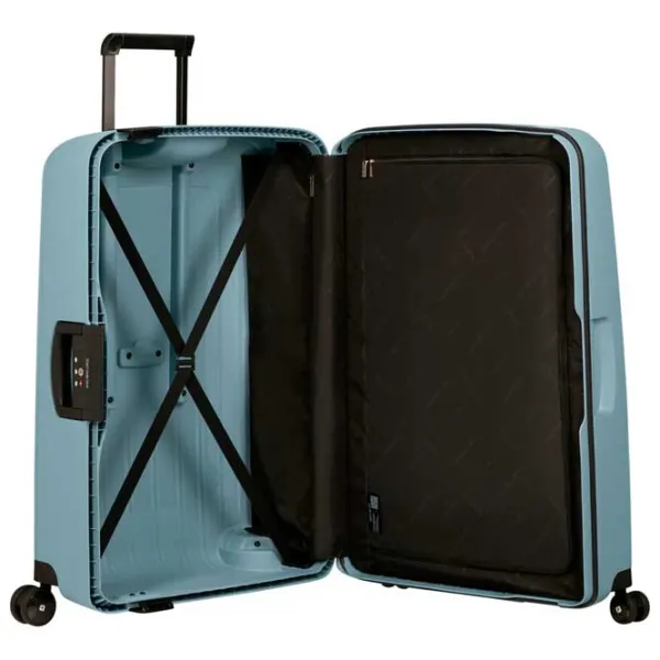 Valiză Samsonite S'Cure Eco 102l/ Icy Blue photo 5 Valiză Samsonite S'Cure Eco 102l/ Icy Blue photo 5
