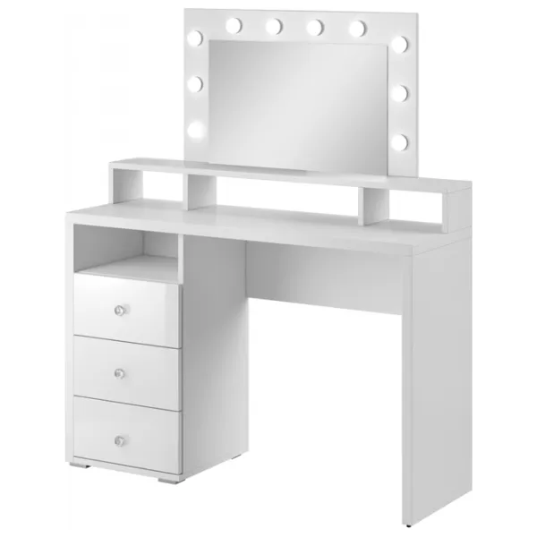 Masă de toaletă Helvetia Diva №49 PAL melaminat/ White photo 1
