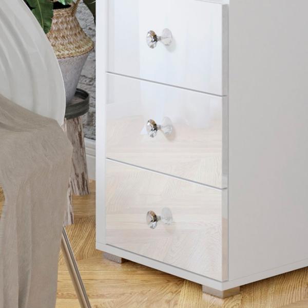 Masă de toaletă Helvetia Diva №49 PAL melaminat/ White photo 4