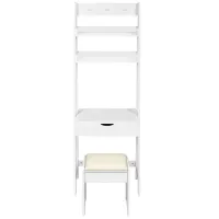 Masă de toaletă Costway HW66074 MDF/ White