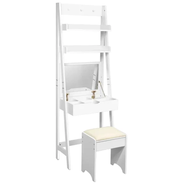 Туалетный столик Costway HW66074 МДФ/ White photo 2
