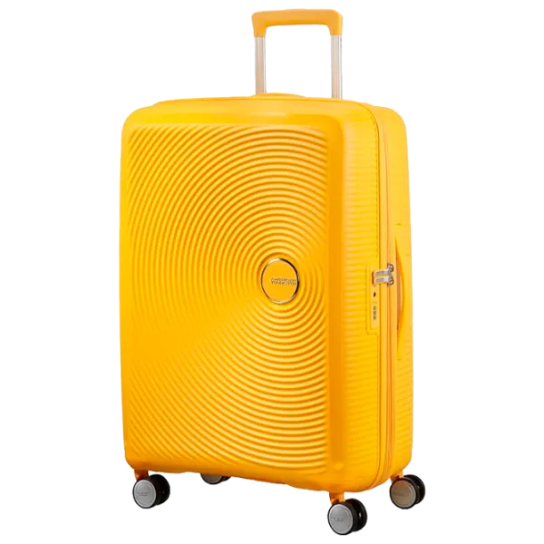 Valiză American Tourister Soundbox Spinner Expandable 35.5l/ Bass Yellow photo 1 Valiză American Tourister Soundbox Spinner Expandable 35.5l/ Bass Yellow photo 1