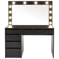 Masă de toaletă Halmar Hollywood XL MDF/ White photo 2