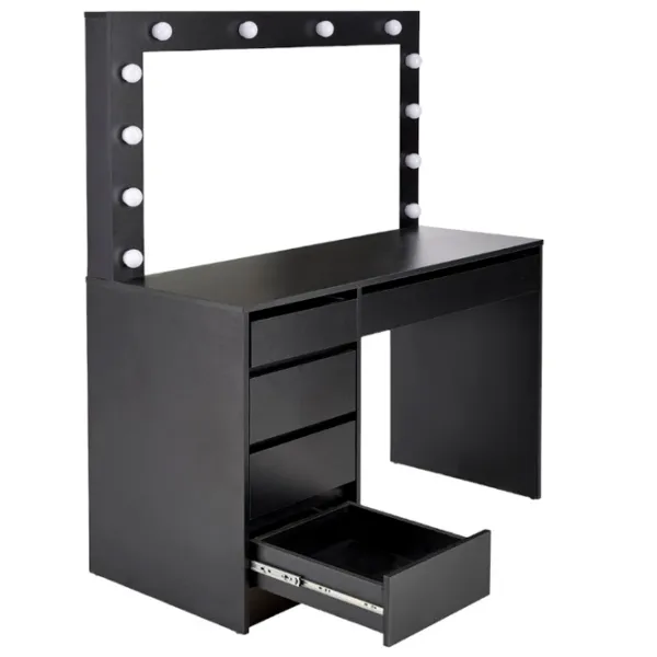 Masă de toaletă Halmar Hollywood XL MDF/ White photo 4