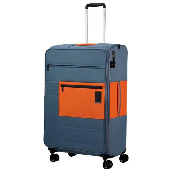 Valiză Samsonite Vaycay Spinner expandable 112l/ Orange Grey photo 5