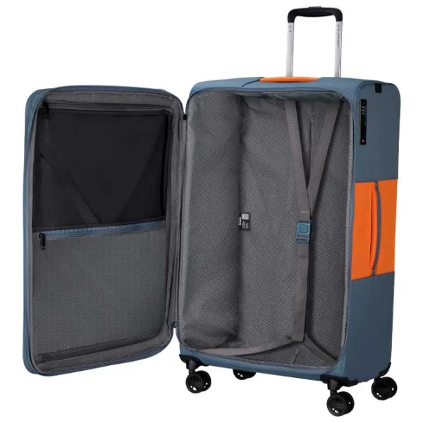 Valiză Samsonite Vaycay Spinner expandable 112l/ Orange Grey photo 6
